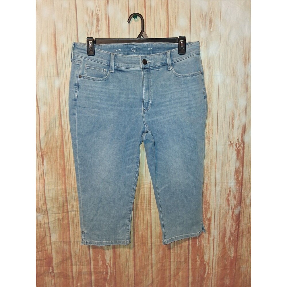 SJB Light Denim Taper Capri Jeans Sz 16P
